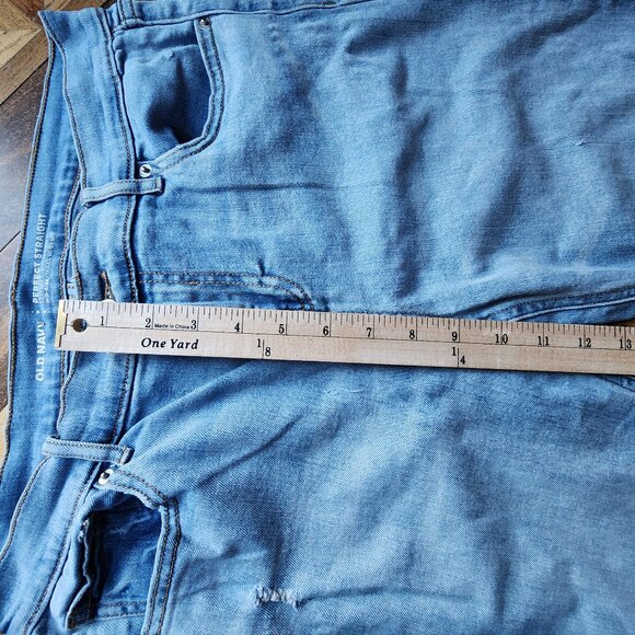Old Navy Perfectly Straight Mid-Rise Jeans Size 6 - Picture 7 of 16